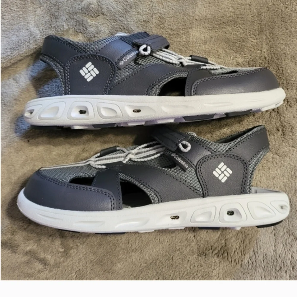 Columbia Water Resistant Sandals Shoes 6Y/Womens 8 Techsun Wave Gray Ice NWT NIB